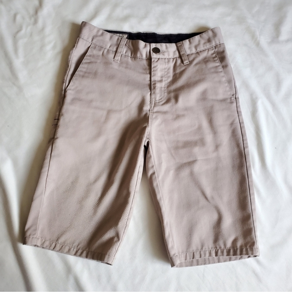 Volcom Kids Khaki Shorts Youth Size 25